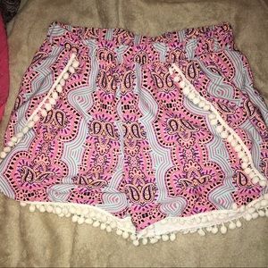 Super cute colorful vestique shorts